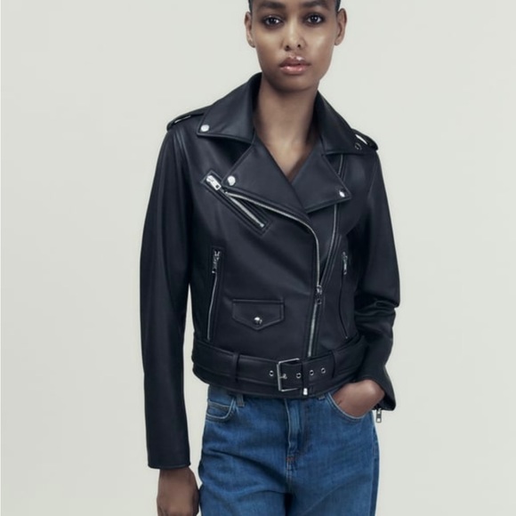 Faux Leather Jacket from Zara brand new - Picture 4 of 5